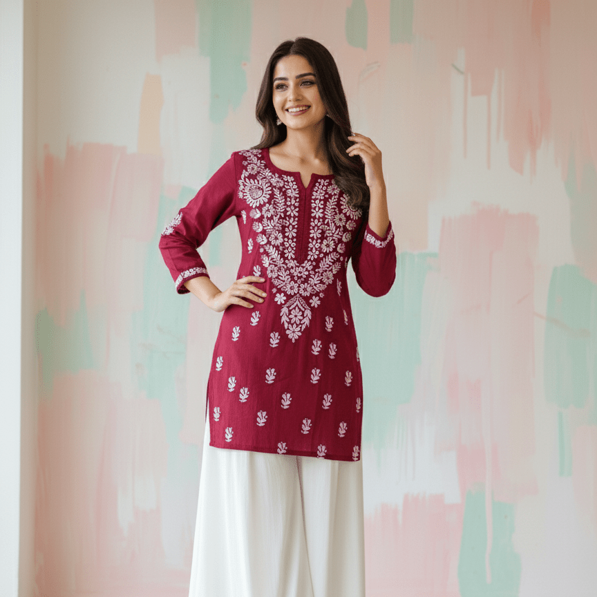 Mastering Fabric Selection & Styling Tips for Chikankari Fashion - ADNEET